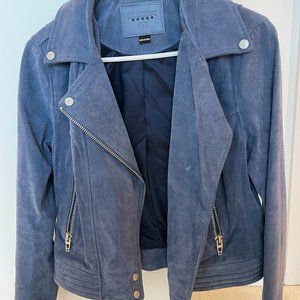 BLANKNYC Blue Moto Jacket